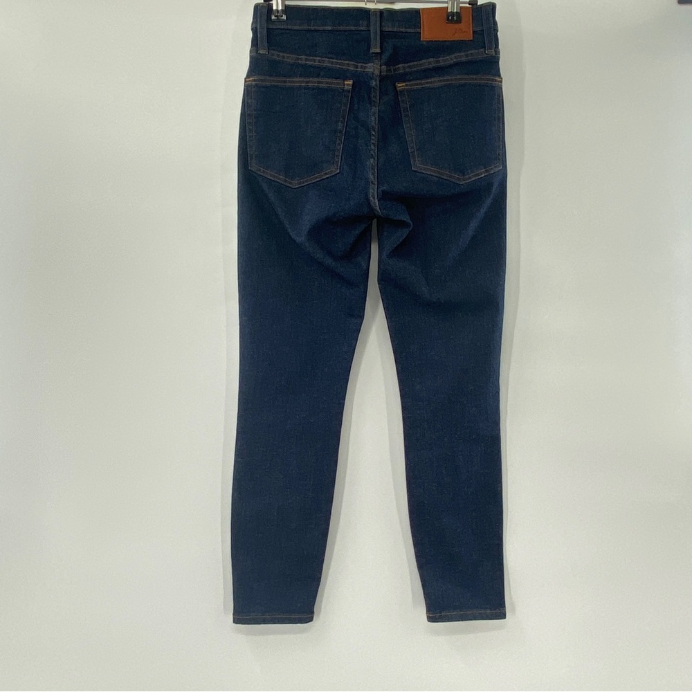 J. Crew 9" Mid-Rise Toothpick Jean Classic Rinse Wash Item H2876 Size 26 - Picture 5 of 13